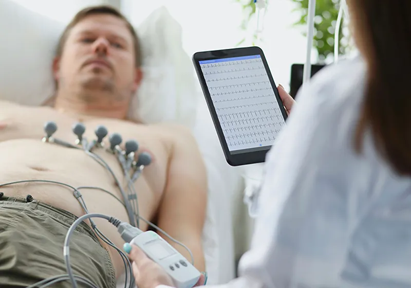 Continuous monitoring of patients.